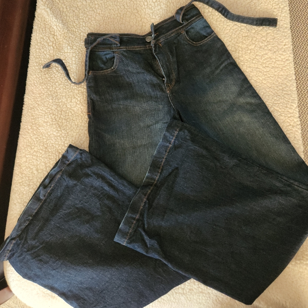EXPRESS WIDE LEG JEAN
